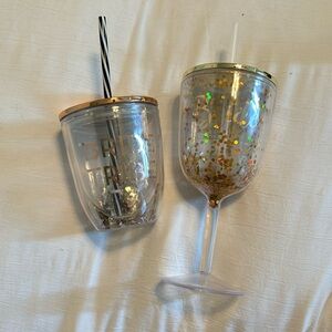 Plastic Bride and Bride Tribe Cups